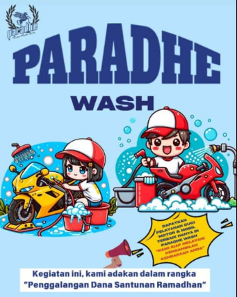 Karang Taruna PARADHE Adakan Kegiatan Sosial "PARADHE WASH"